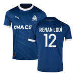 RENAN LODI #12 Marseille Away Soccer Jersey 2023/24