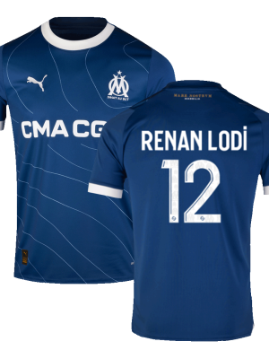 RENAN LODI #12 Marseille Away Soccer Jersey 2023/24