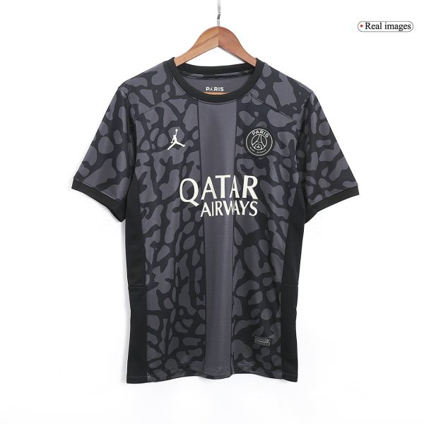 N.MENDES #25 PSG Third Away Soccer Jersey 2023/24 - UCL