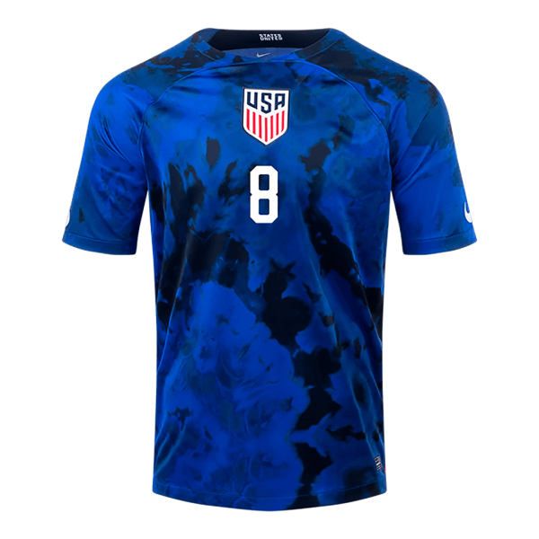 McKENNIE #8 USA Away Jersey World Cup 2022