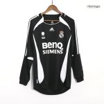 Vintage Soccer Jersey Real Madrid Away Long Sleeve 2006/07